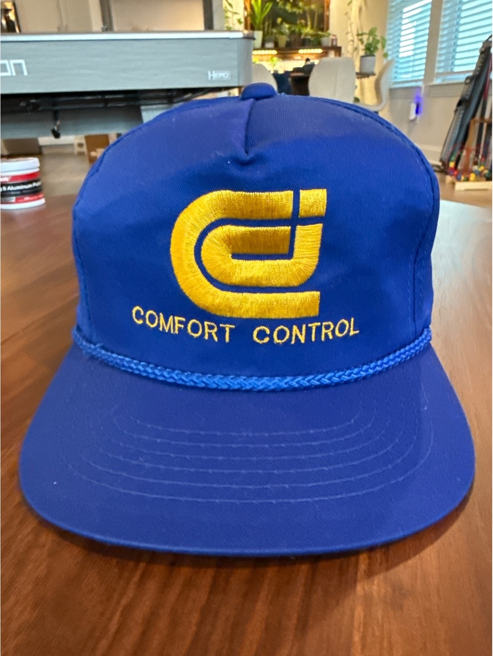 Vintage Youngster Headwear Comfort Control Blue Snapback Hat